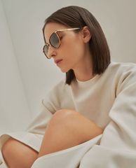 CHARLES & KEITH - Kính mát nữ thời trang Oval