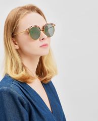CHARLES & KEITH - Kính mát nữ thời trang Embellished
