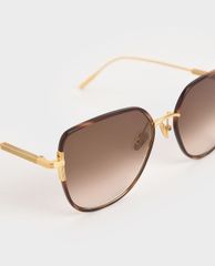 CHARLES & KEITH - Kính mát nữ Swarovski® Crystal Pearl Embellished