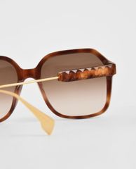 CHARLES & KEITH - Kính mát nữ gọng vuông Acetate Butterfly