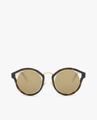 CHARLES & KEITH - Kính mát nữ mắt mèo Round Thick Frame