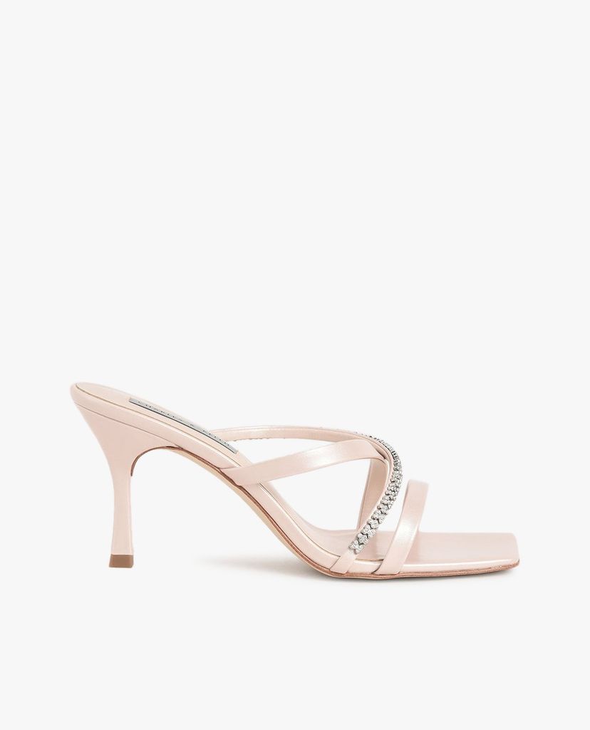 CHARLES & KEITH - Giày cao gót quai ngang Gem Embellished Strappy