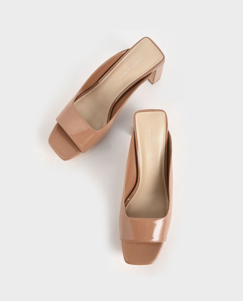 CHARLES & KEITH - Giày cao gót đế trụ Platform