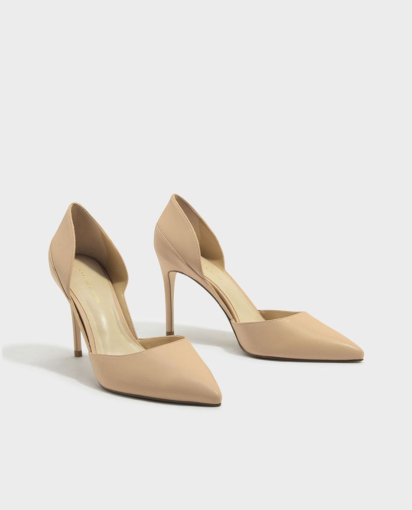 CHARLES & KEITH - Giày cao gót mũi nhọn thời trang