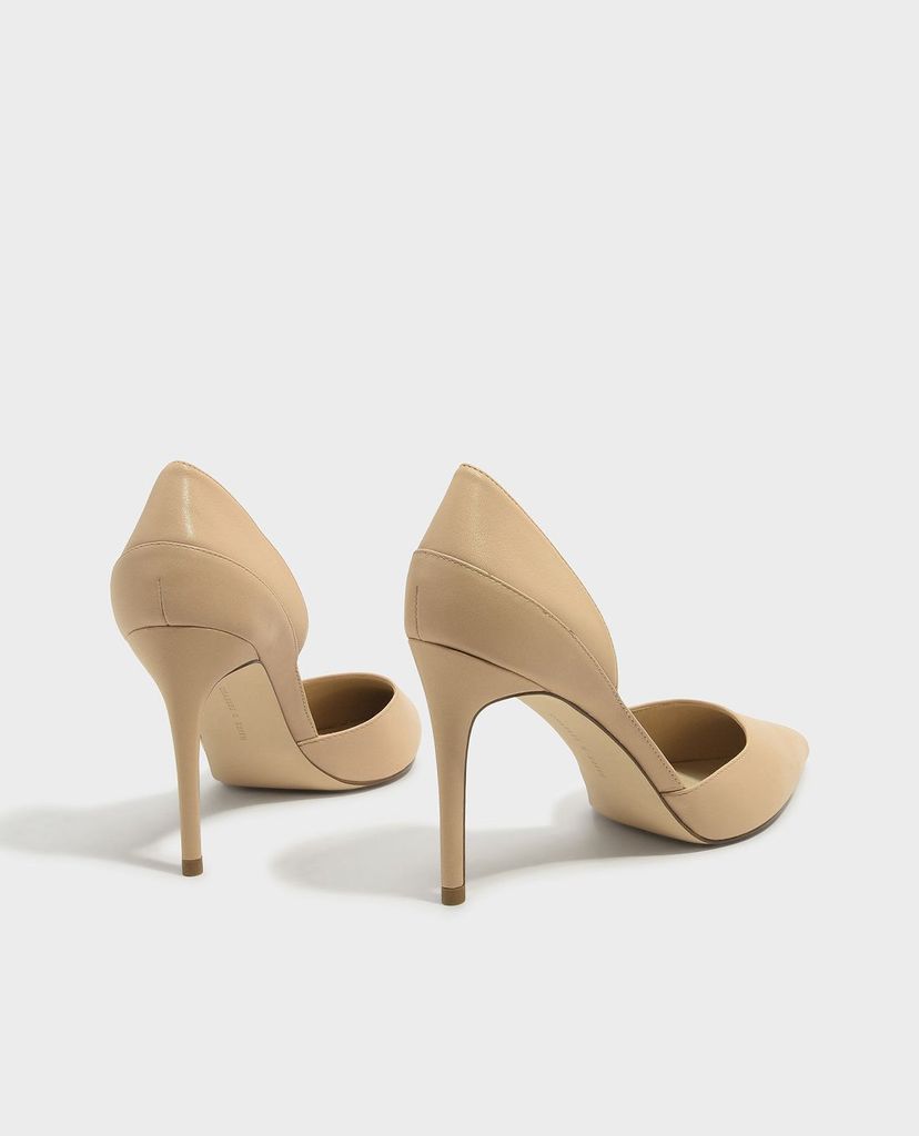 CHARLES & KEITH - Giày cao gót mũi nhọn thời trang