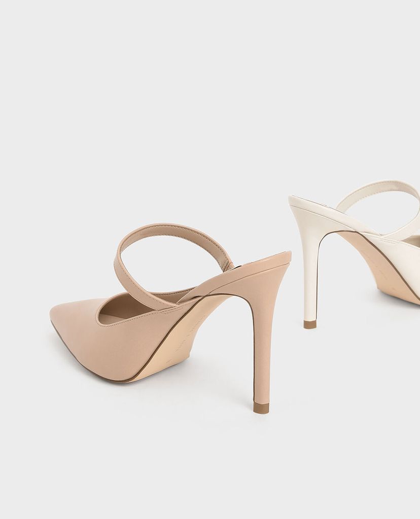 CHARLES & KEITH - Giày cao gót mũi nhọn Mary Jane Stiletto