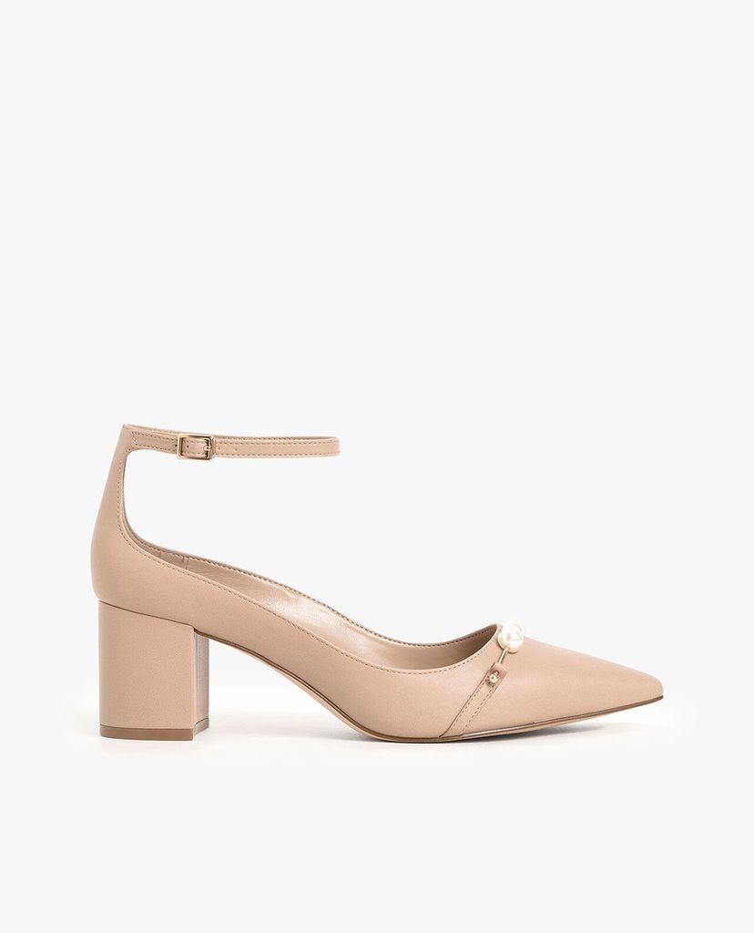 CHARLES & KEITH - Giày cao gót Embellished Pointed Toe Pumps