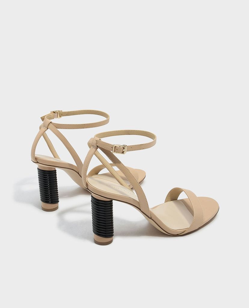 CHARLES & KEITH - Giày cao gót quai ngang Cylindrical