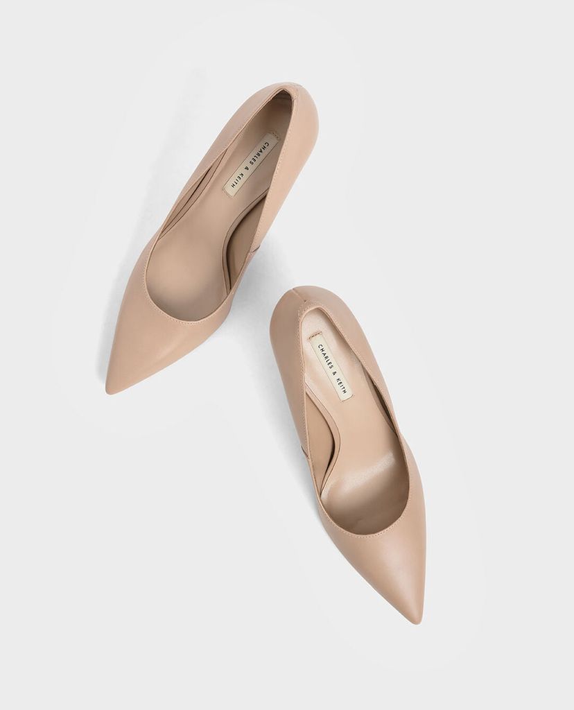CHARLES & KEITH - Giày cao gót mũi nhọn Glitter Stiletto Pumps