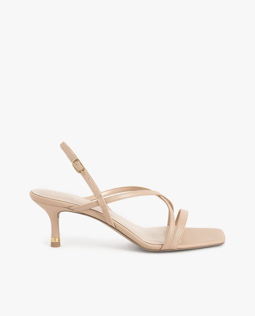 CHARLES & KEITH - Giày cao gót quai mảnh Strappy Slingback