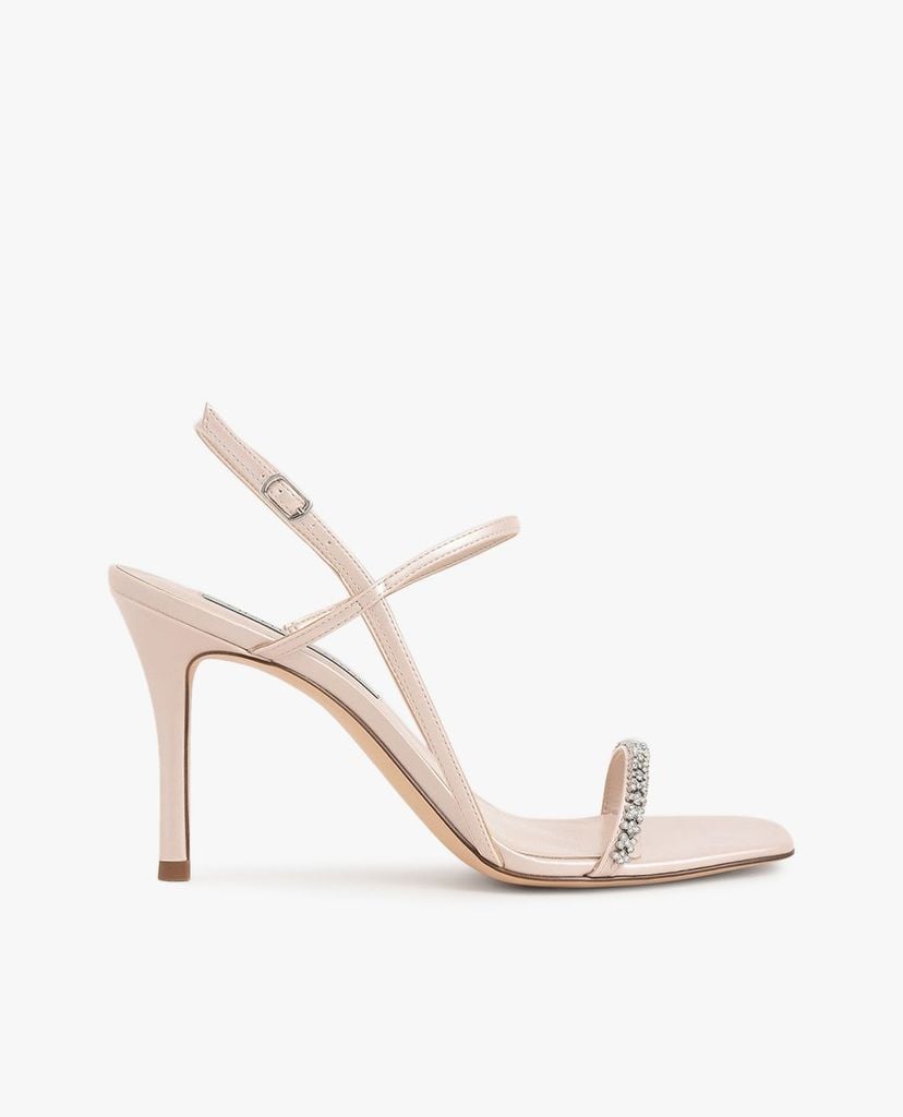 CHARLES & KEITH - Giày cao gót quai ngang Gem Embellished Strappy