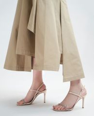 CHARLES & KEITH - Giày cao gót quai ngang Gem Embellished Strappy