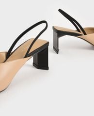 CHARLES & KEITH - Giày cao gót mũi nhọn Textured Blade