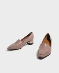 CHARLES & KEITH - Giày cao gót mũi nhọn Metallic Accent