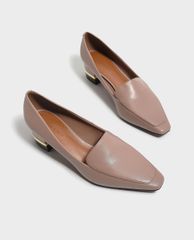CHARLES & KEITH - Giày cao gót mũi nhọn Metallic Accent