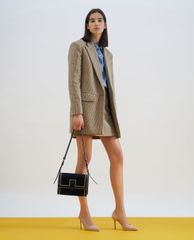 CHARLES & KEITH - Giày cao gót mũi nhọn Contrast Trim Slingback