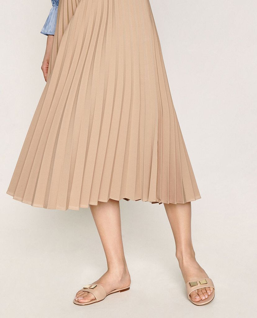 CHARLES & KEITH - Dép nữ quai ngang Metal Bow Slide