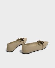 CHARLES & KEITH - Giày đế bệt nữ mũi nhọn Pointed Toe Mary Janes