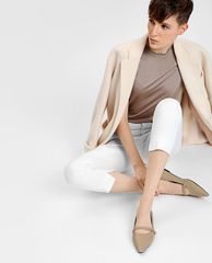 CHARLES & KEITH - Giày đế bệt nữ mũi nhọn Pointed Toe Mary Janes
