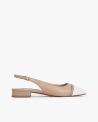 CHARLES & KEITH - Giày đế bệt nữ mũi tròn Slingback Ballerinas