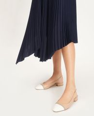 CHARLES & KEITH - Giày đế bệt nữ mũi tròn Slingback Ballerinas