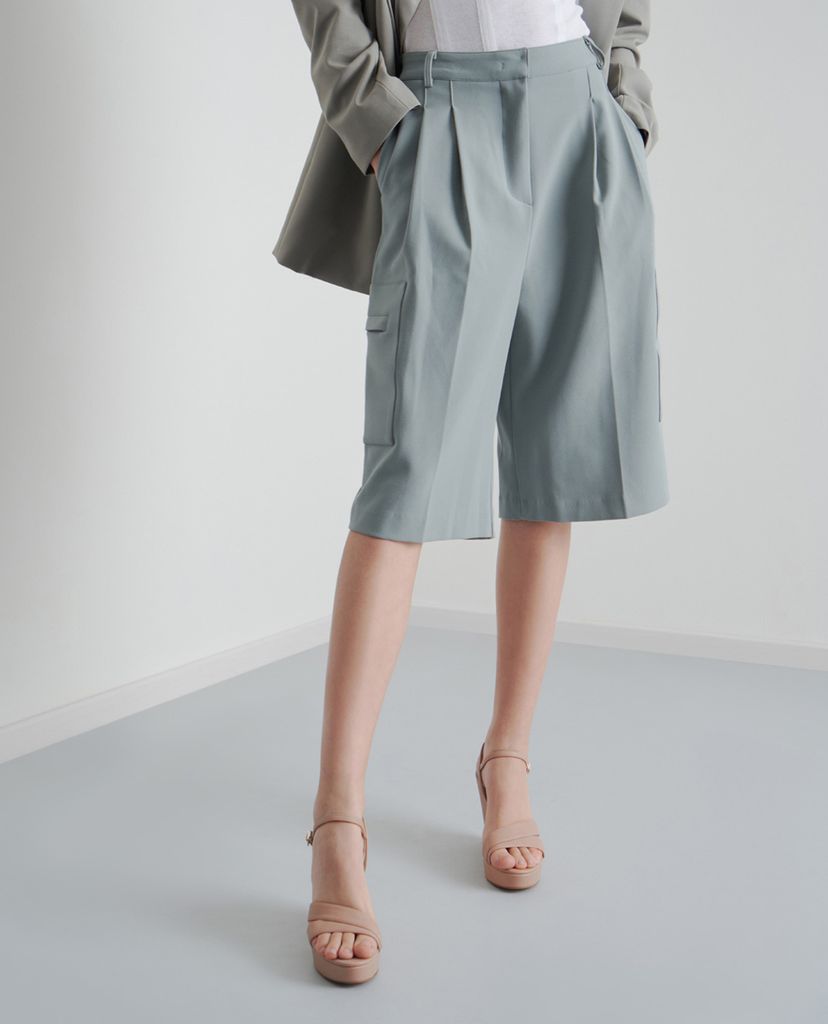 CHARLES & KEITH - Giày đế xuồng Asymmetric Strap Platform Wedges