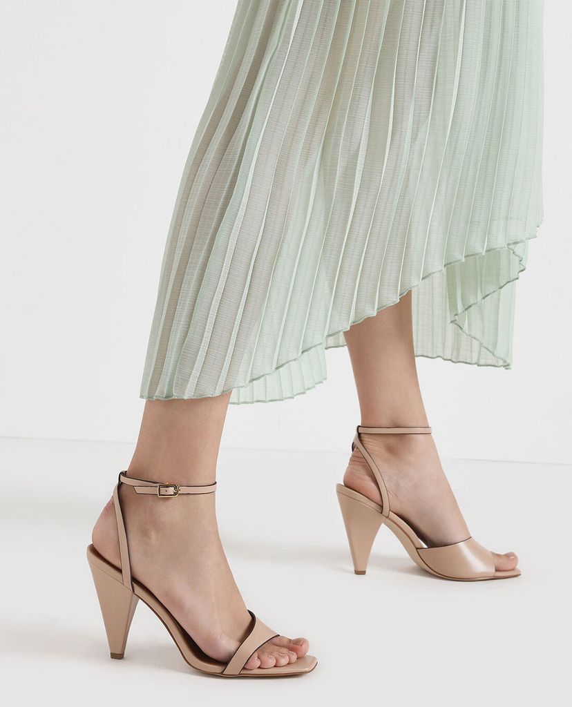 CHARLES & KEITH - Giày cao gót Asymmetric Strap Cone Heel