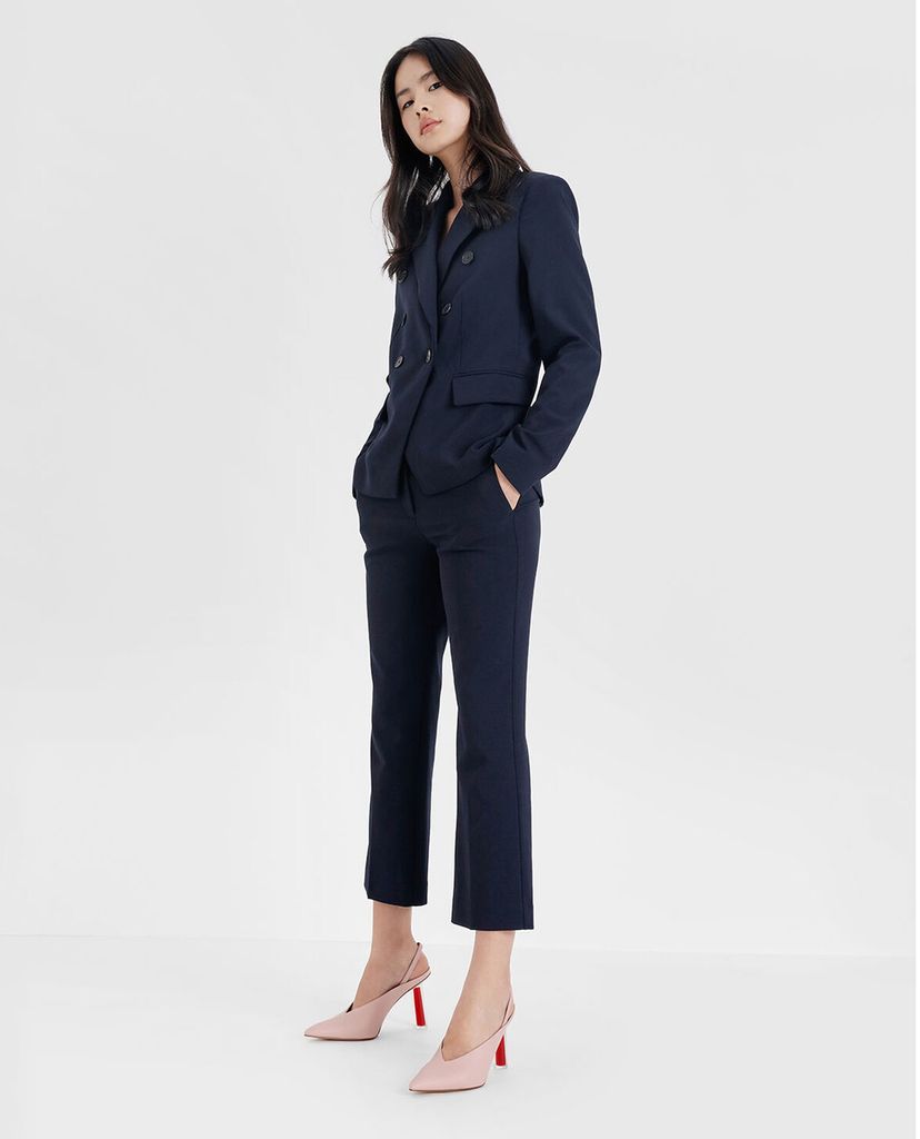 CHARLES & KEITH - Giày cao gót V Cut Sculptural