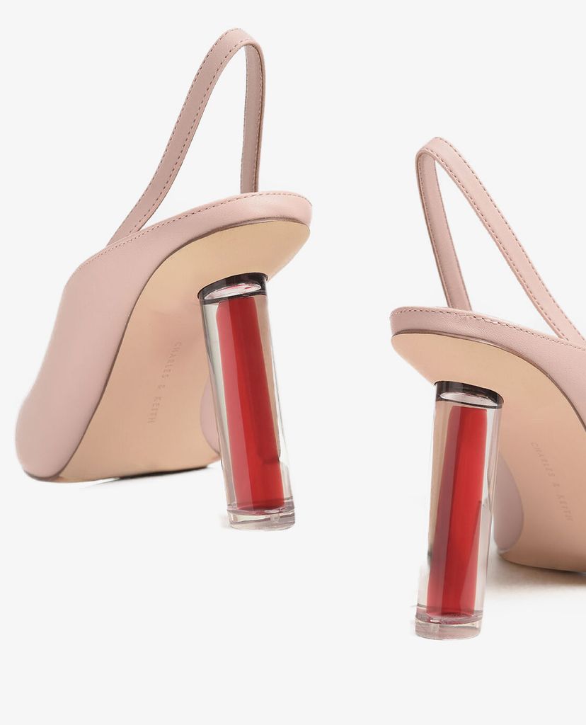 CHARLES & KEITH - Giày cao gót V Cut Sculptural