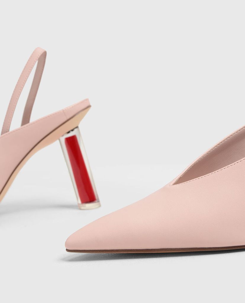 CHARLES & KEITH - Giày cao gót V Cut Sculptural