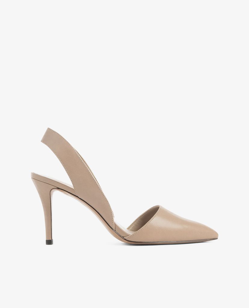 CHARLES & KEITH - Giày cao gót mũi nhọn Thick Slingback