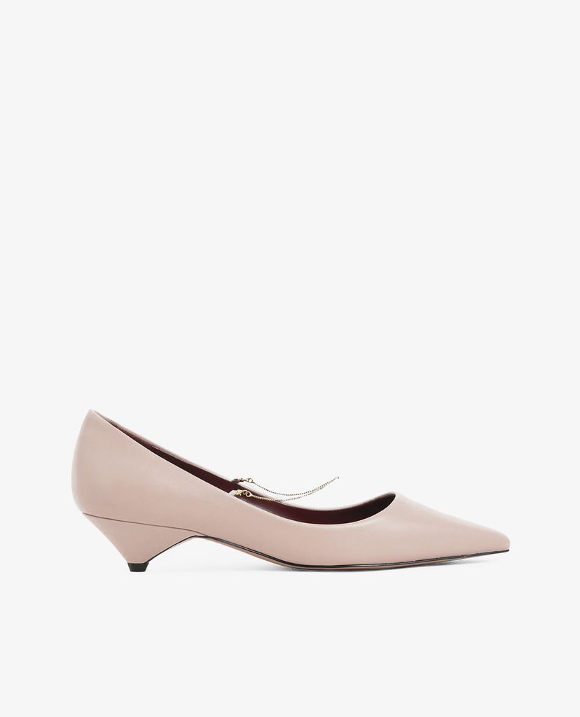 CHARLES & KEITH - Giày cao gót Thin Metal Chain Strap