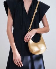 CHARLES & KEITH - Túi đeo vai nữ phối ngọc trai thời trang