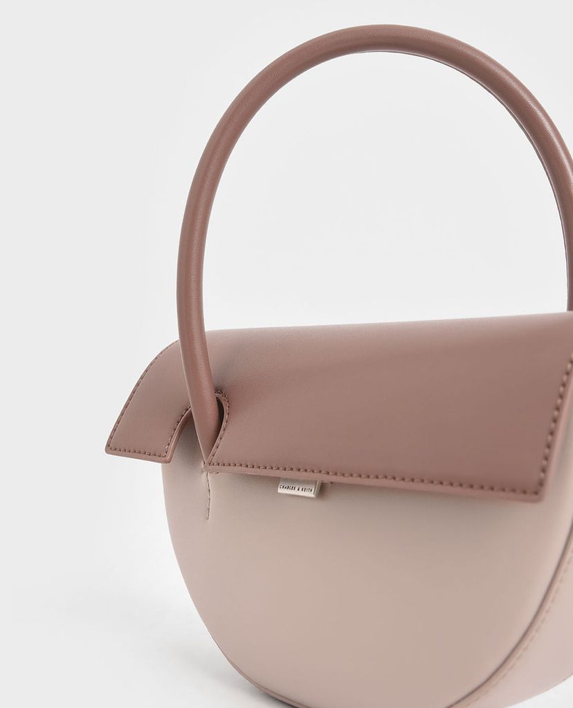 CHARLES & KEITH - Túi xách tay nữ Semi Circle Bag