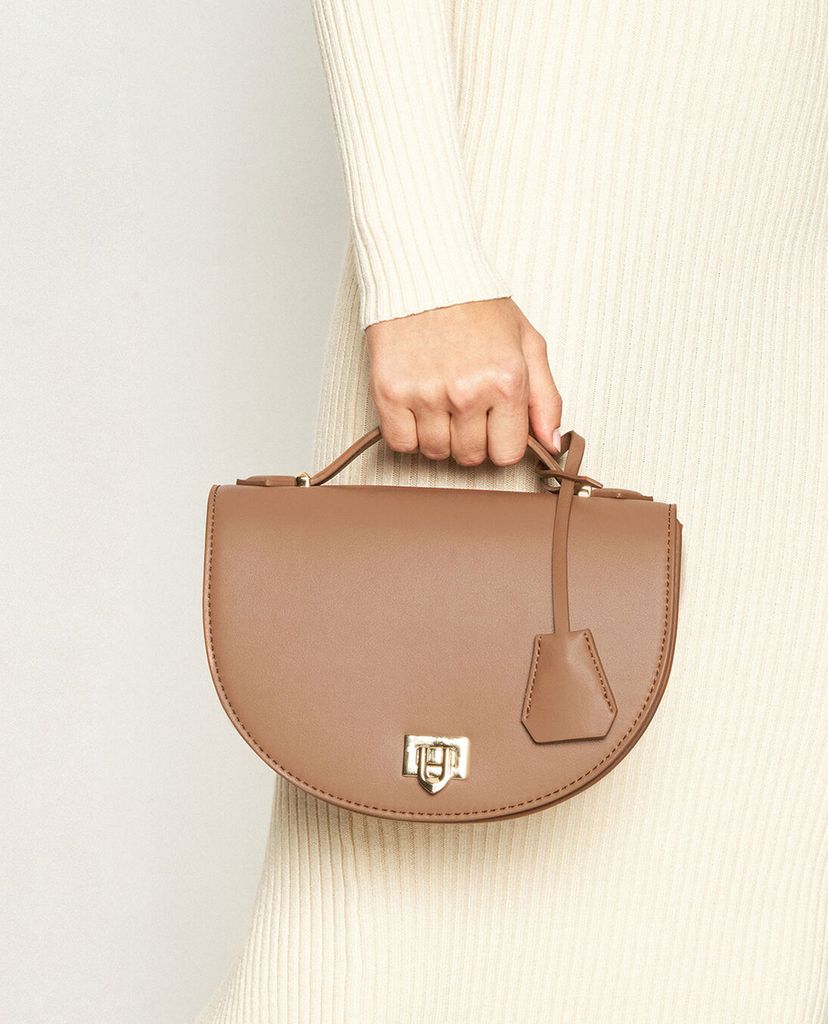 CHARLES & KEITH - Túi xách tay nữ Top Handle Saddle