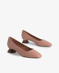 PEDRO - Giày cao gót mũi vuông Leather Square Toe