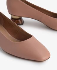 PEDRO - Giày cao gót mũi vuông Leather Square Toe