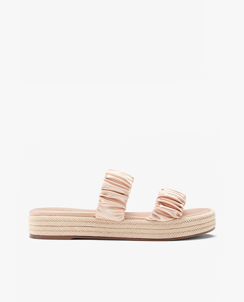 PEDRO - Giày đế xuồng quai ngang Satin Espadrille
