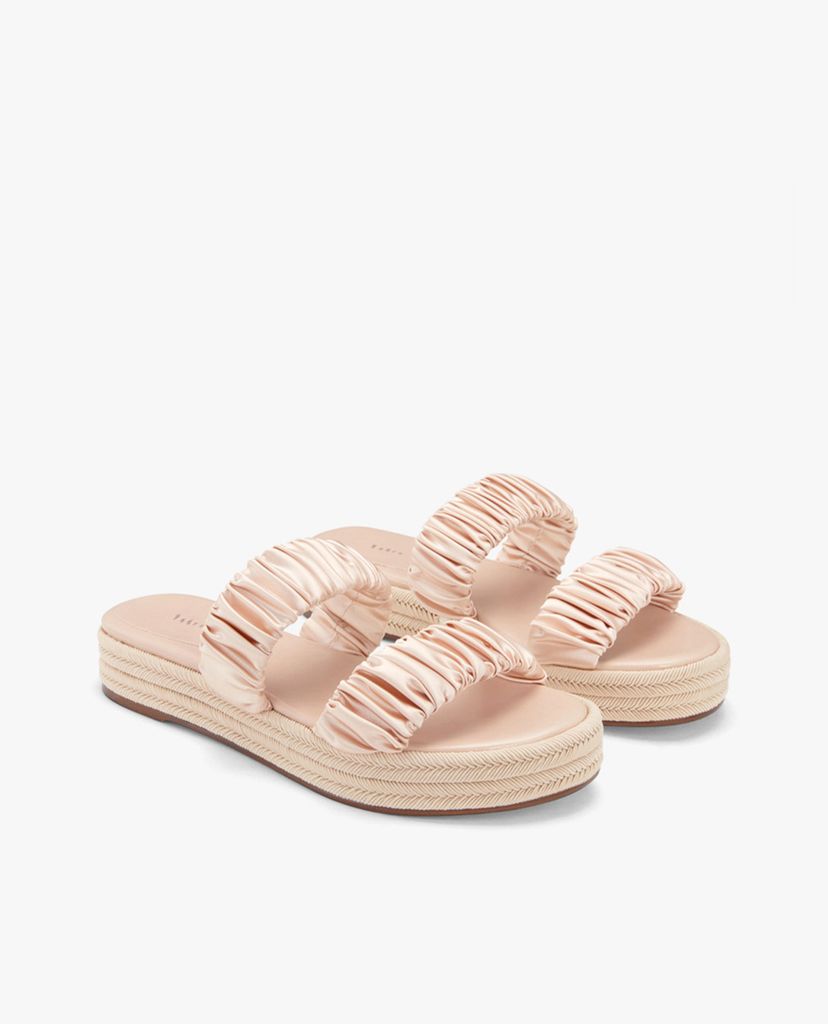 PEDRO - Giày đế xuồng quai ngang Satin Espadrille