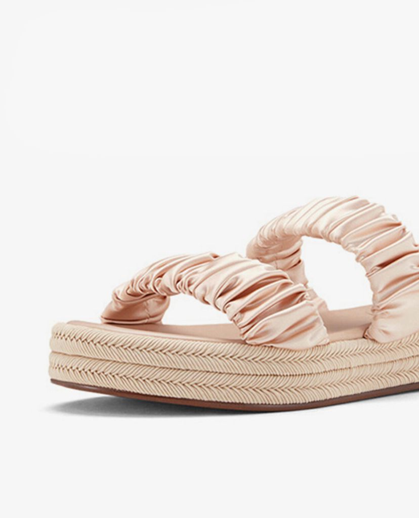 PEDRO - Giày đế xuồng quai ngang Satin Espadrille