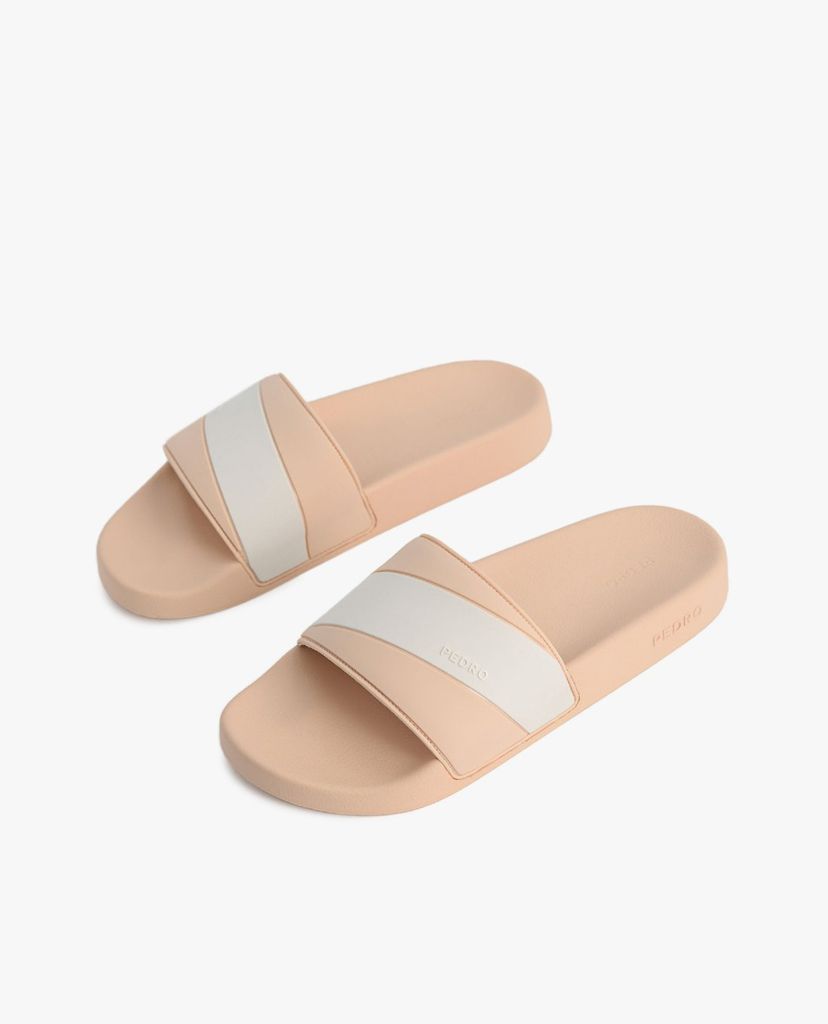 PEDRO - Dép nữ quai ngang bản rộng Pastel