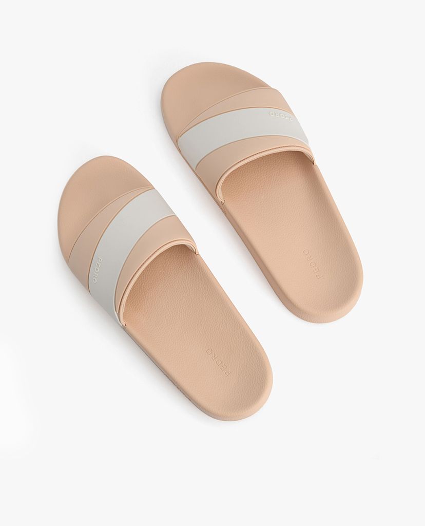 PEDRO - Dép nữ quai ngang bản rộng Pastel