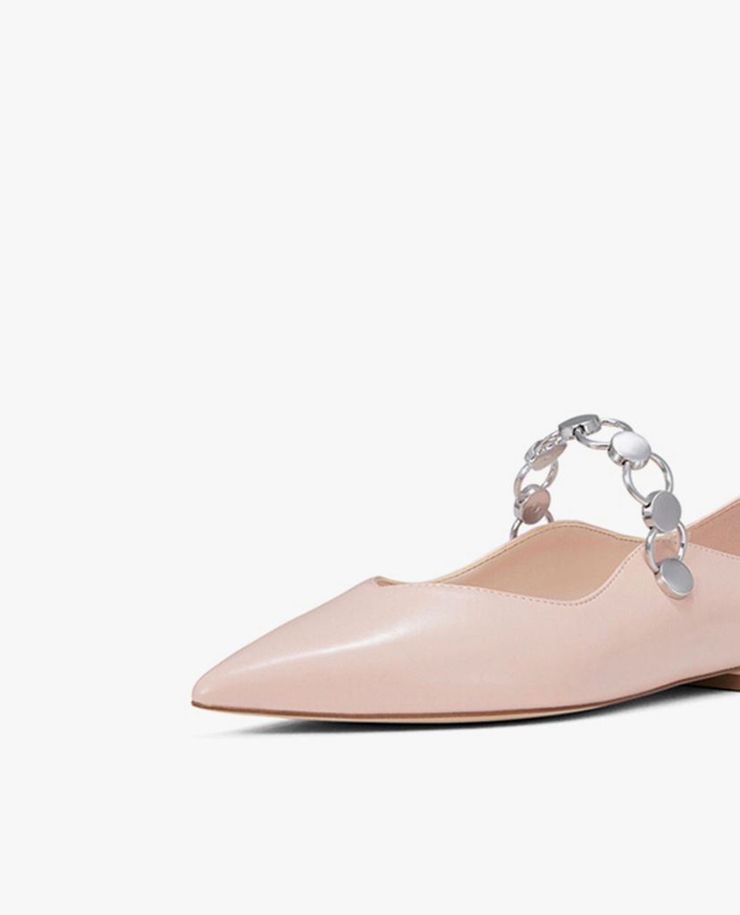 PEDRO - Giày đế bệt mũi nhọn Pointed Toe Chained