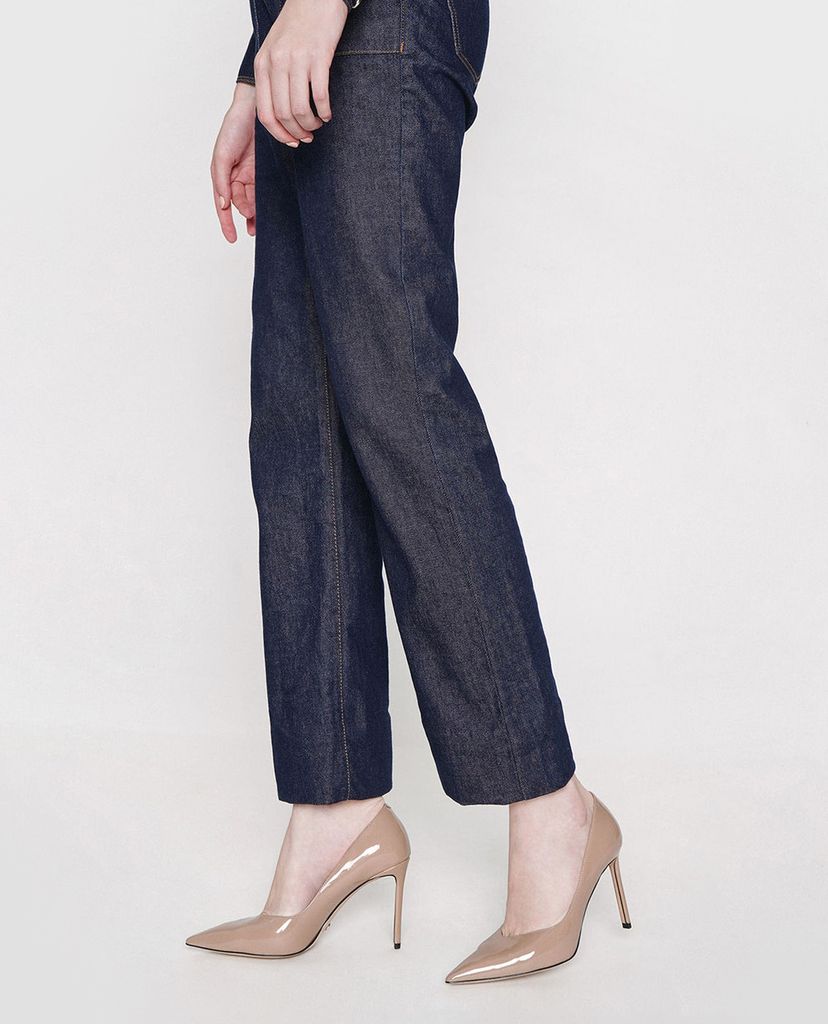 CHARLES & KEITH - Giày cao gót mũi nhọn Patent Leather Printed Pointed
