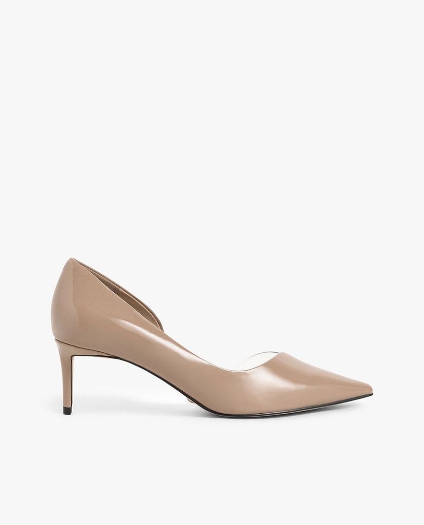 CHARLES & KEITH - Giày cao gót mũi nhọn Patent Leather D Orsay