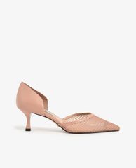 CHARLES & KEITH - Giày cao gót mũi nhọn phối lưới