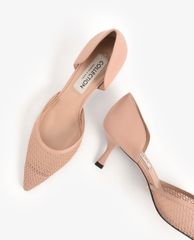 CHARLES & KEITH - Giày cao gót mũi nhọn phối lưới