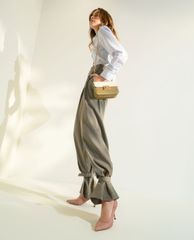 CHARLES & KEITH - Giày cao gót mũi nhọn Leather Mesh