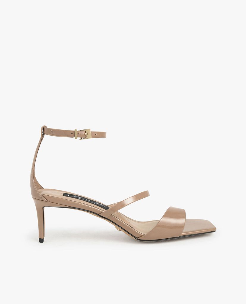 CHARLES & KEITH - Giày cao gót quai ngang Patent Leather Strappy
