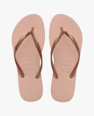 HAVAIANAS - Dép nữ Slim Logo Metallic